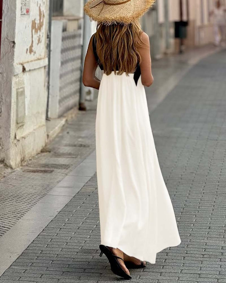 Anne | Abito elegante con scollo incrociato per un look raffinato