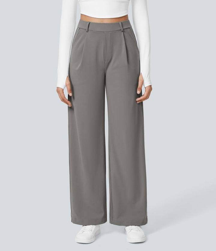Pantaloni Svasati ColaTek Air™ con Vita Alta e Tasche con Zip Laterali