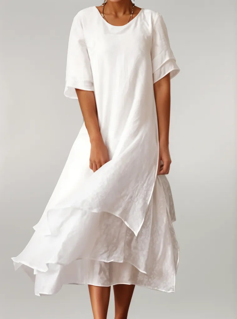 ELOISE | Elegante Vestito Lungo in Cotone