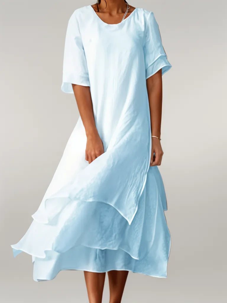 ELOISE | Elegante Vestito Lungo in Cotone