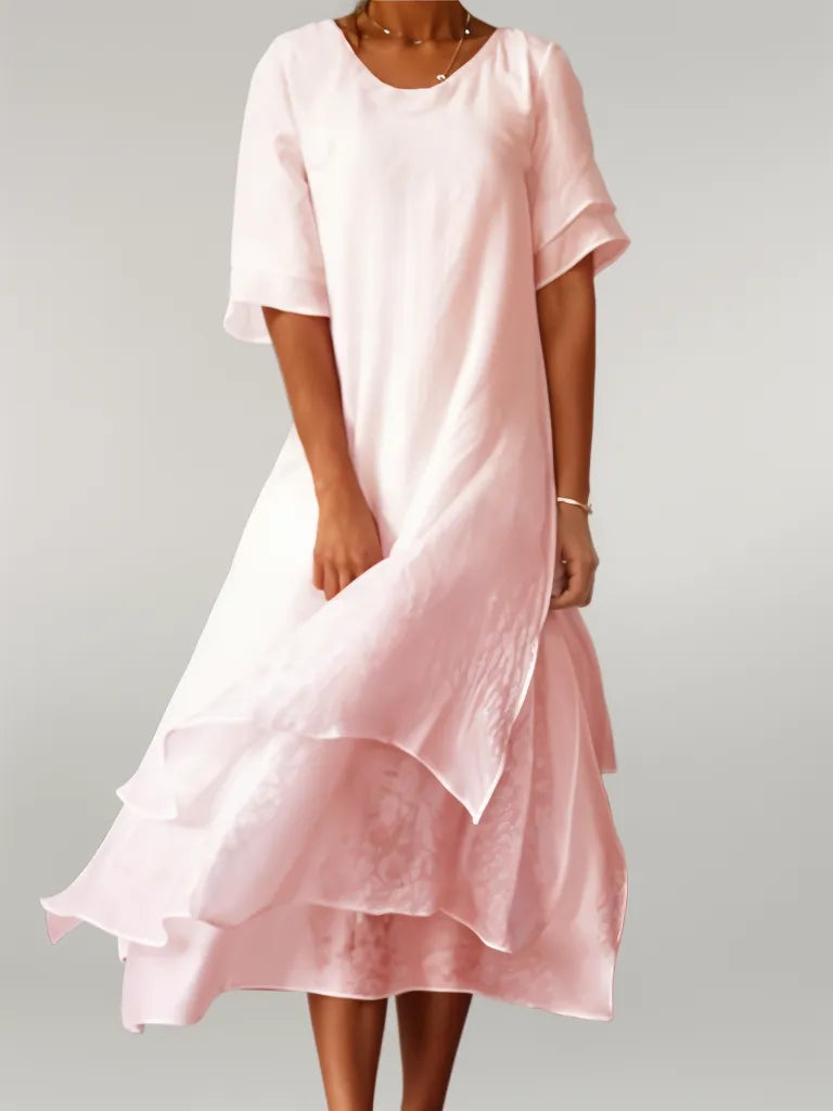 ELOISE | Elegante Vestito Lungo in Cotone