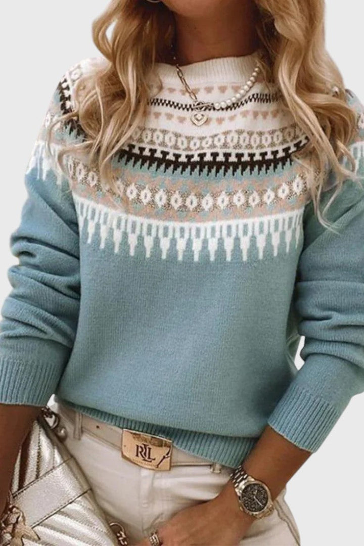 Gemma | Maglione a girocollo con trama strutturata