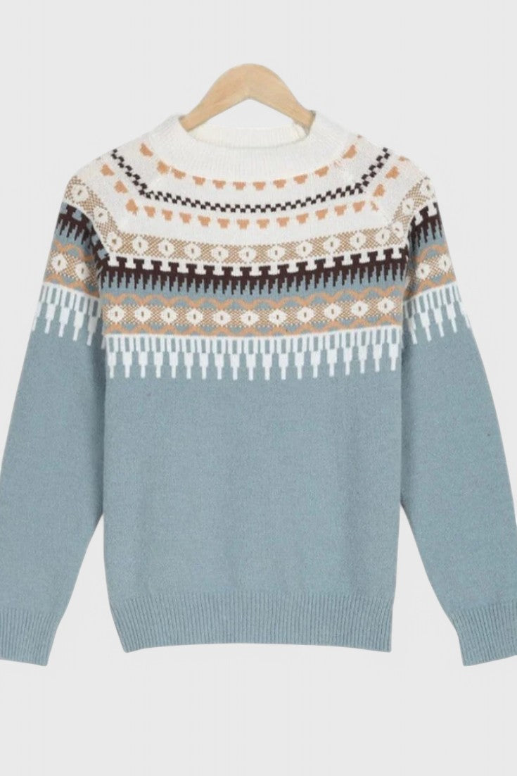 Gemma | Maglione a girocollo con trama strutturata