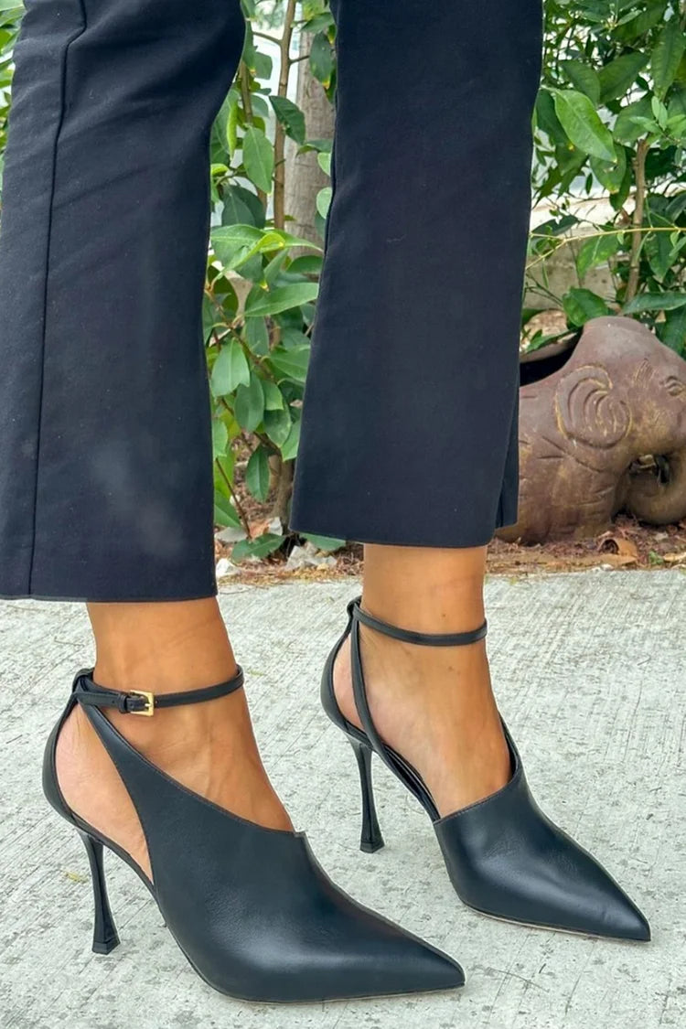 FLAVIA | DÉCOLLETÉ A PUNTA CON CINTURINO