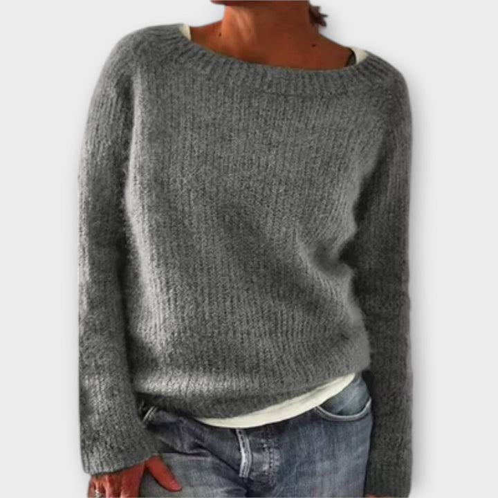 Regine | maglione a maglia monocolore