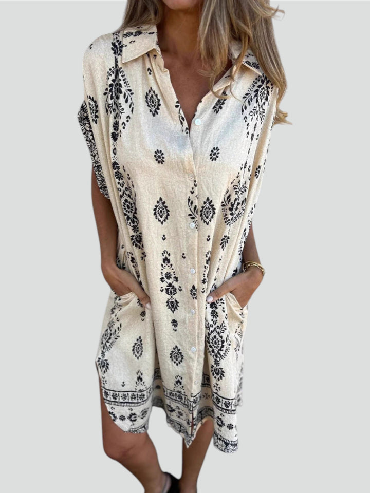 SILKE™ | Abito Casual Loose-Fit con Maniche Corte