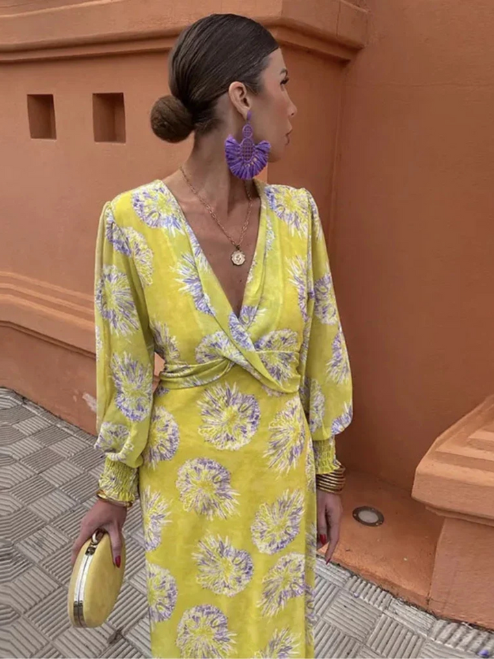 Marisella™ | Elegante Abito Estivo a Fiori per Ricreare uno Stile Fresco e Femminile