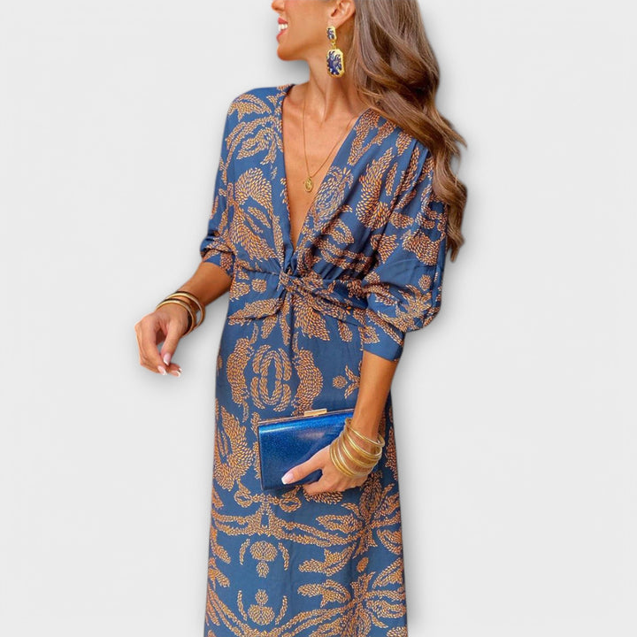 Oriana - Elegante vestito con maniche lunghe