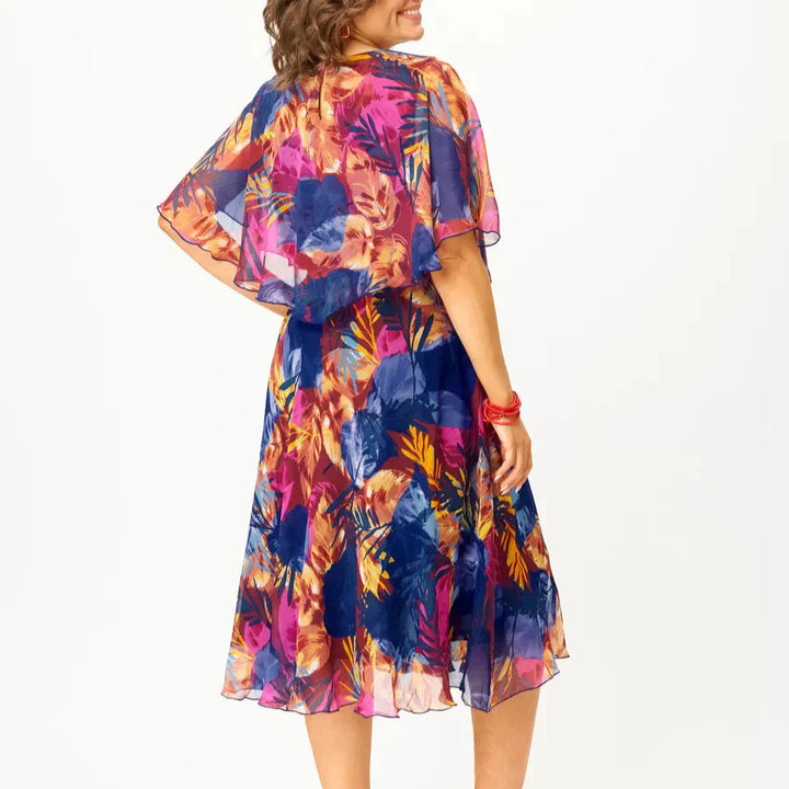 AYALA | Abito in chiffon elegante con taglio comodo e design distintivo