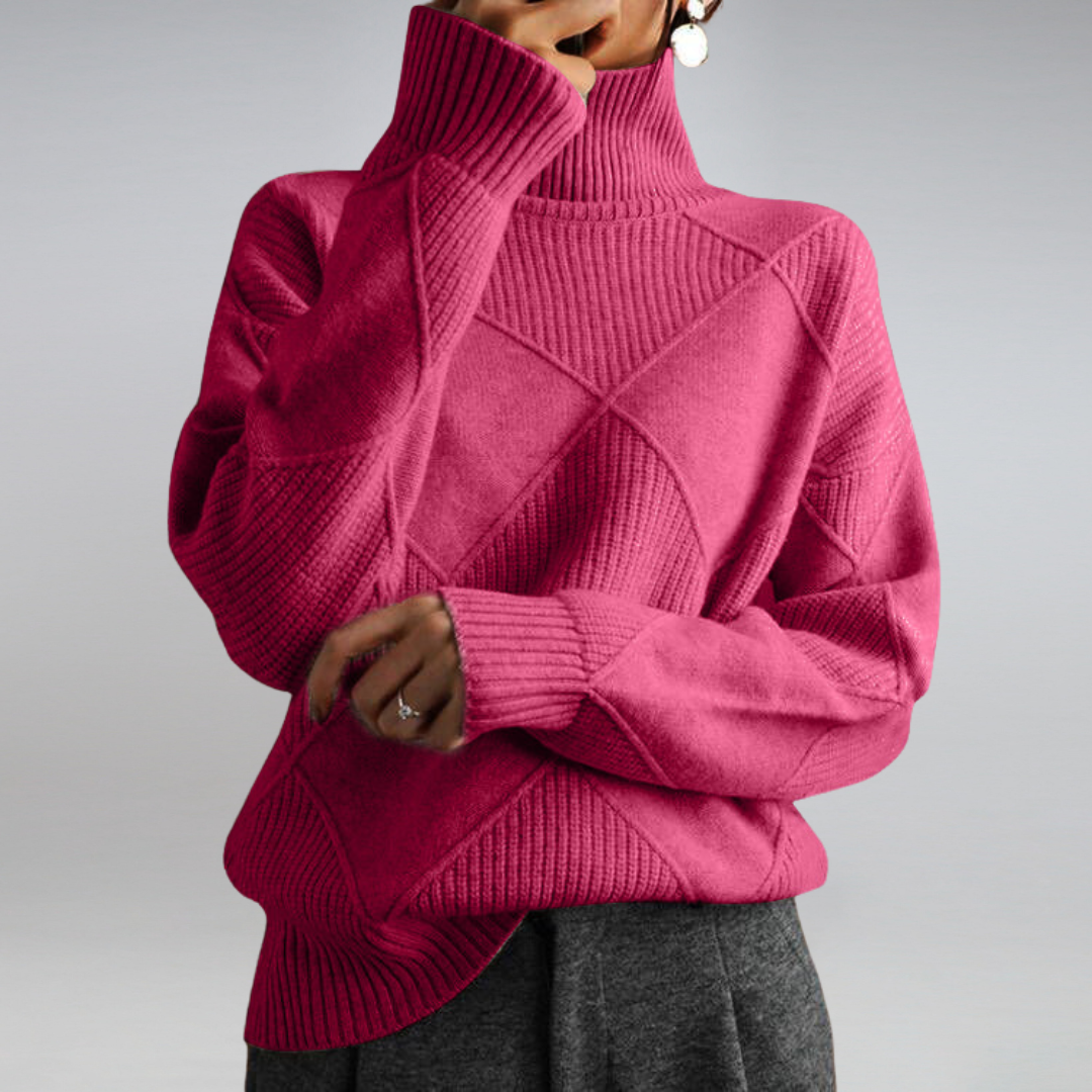 Darcy - Maglione a Collo Alto Oversize