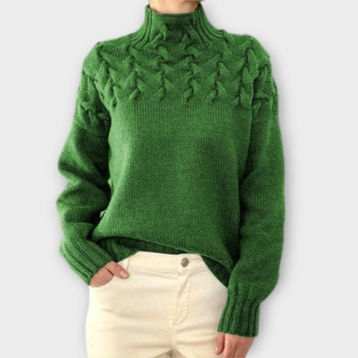 Eva | Maglione da donna con dettaglio a trecce