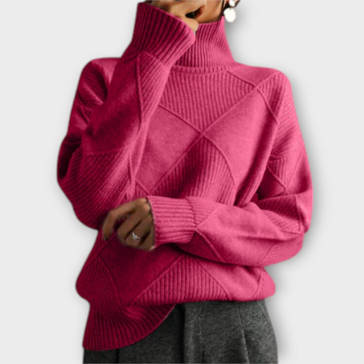 Melanie | Maglione con Collo Alto Confortevole