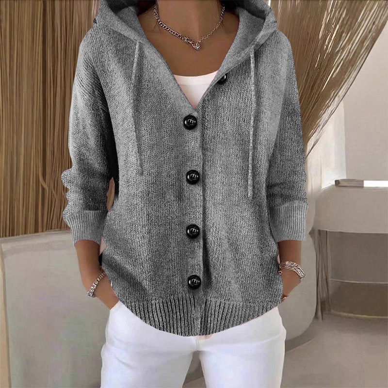 Clara | Cardigan in Maglia con Cappuccio