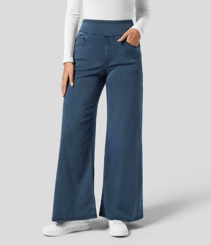 Evie™ | Pantaloni Elasticizzati Comodi con Vita Alta