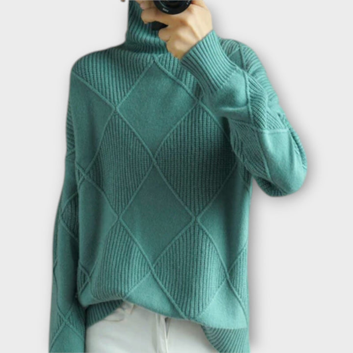Melanie | Maglione con Collo Alto Confortevole