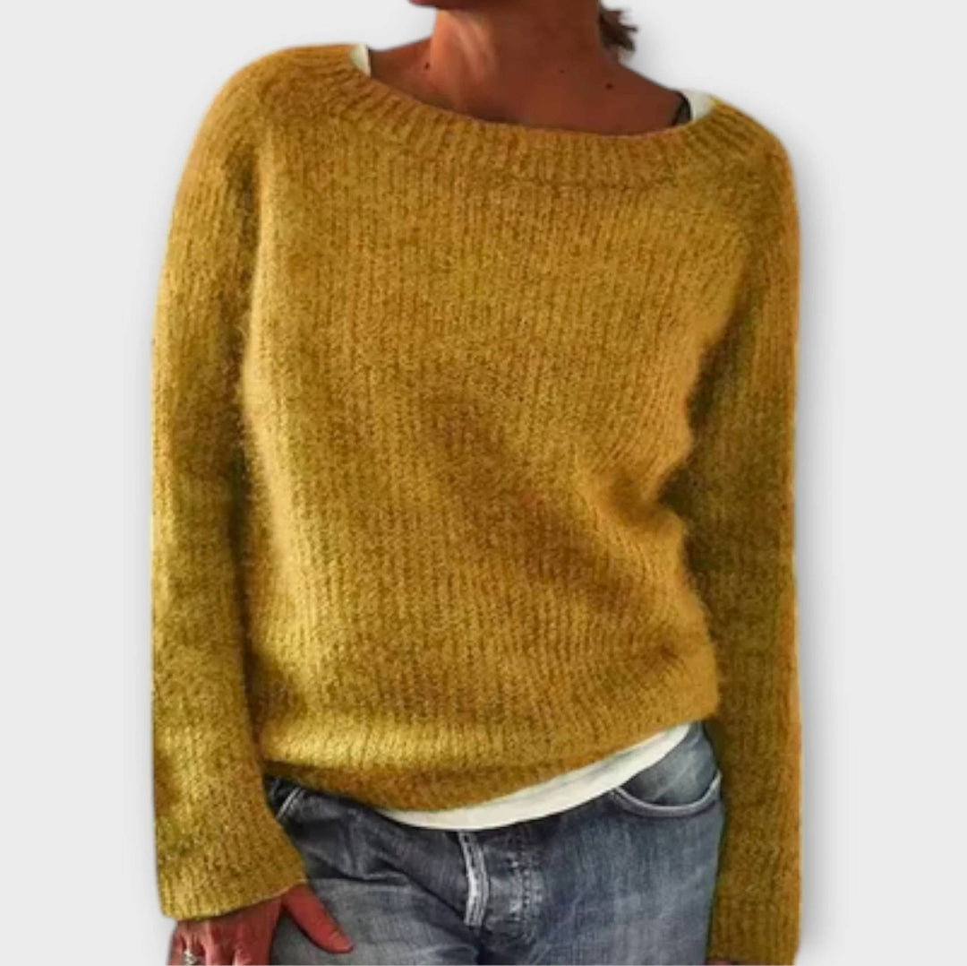 Regine | maglione a maglia monocolore
