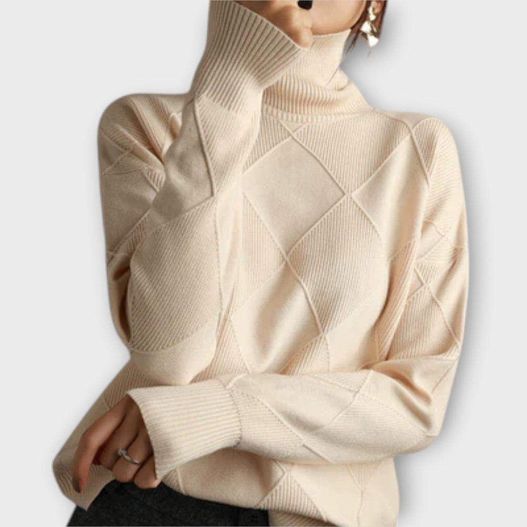 Melanie | Maglione con Collo Alto Confortevole