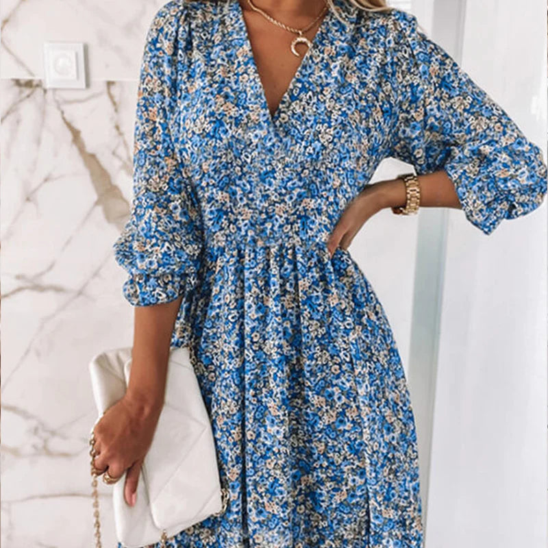 Addison™ - Abito Floreale Elegante per un Look Chic e Raffinato
