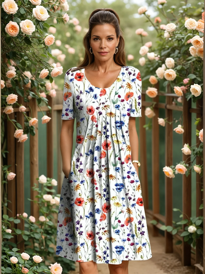 MARGA | Abito elegante con copertura avvolgente per la pancia