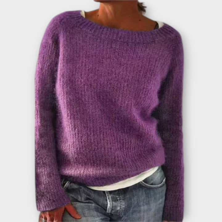 Regine | maglione a maglia monocolore