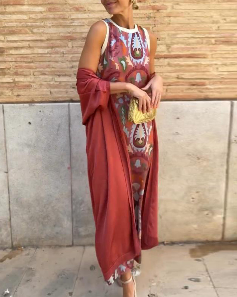 Bella - Set di due pezzi con stampa in stile urbano, perfetto per un look alla moda