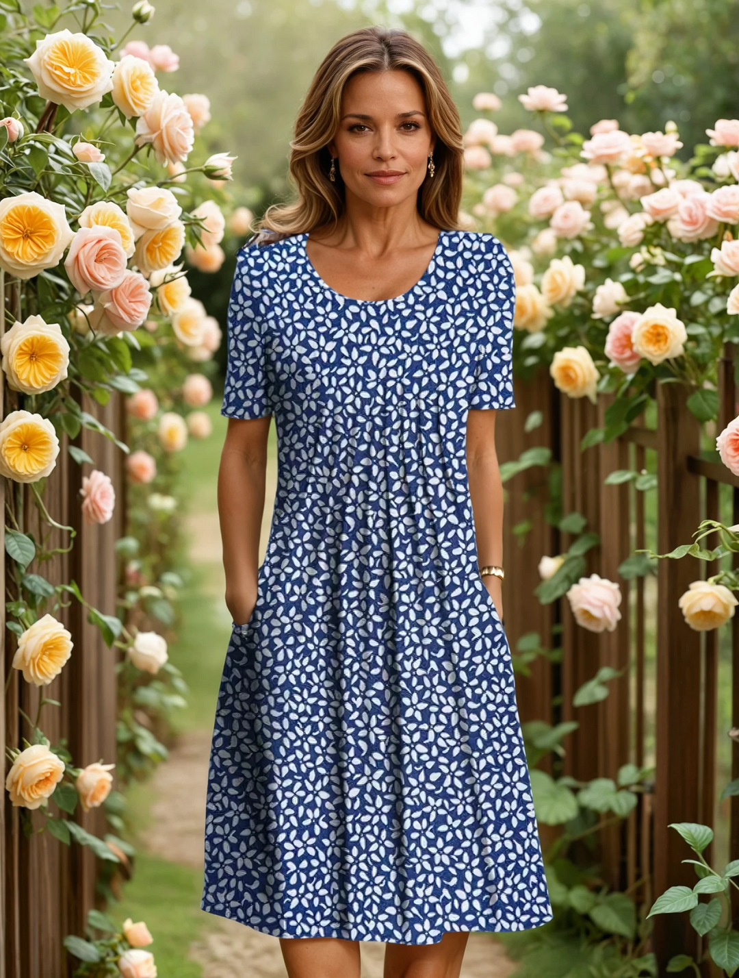 MARGA | Abito elegante con copertura avvolgente per la pancia
