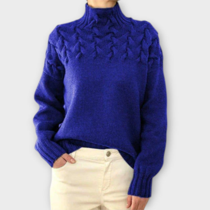 Eva | Maglione da donna con dettaglio a trecce