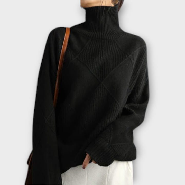Melanie | Maglione con Collo Alto Confortevole