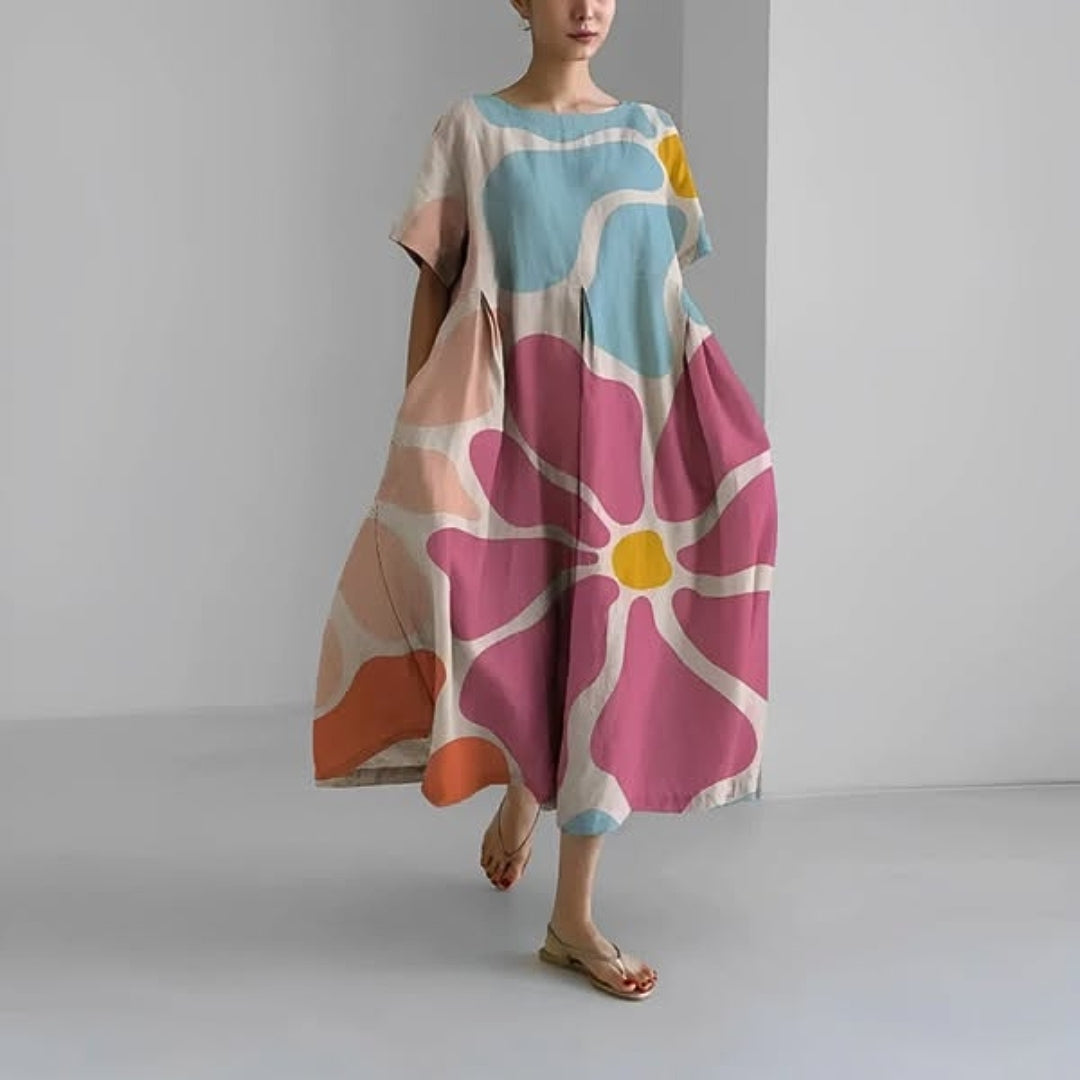 Adelia - Abito Floreale Bohemien