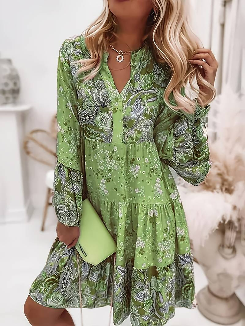 Ashley™ - Elegante Vestito Boho Stampato per uno Stile Unico