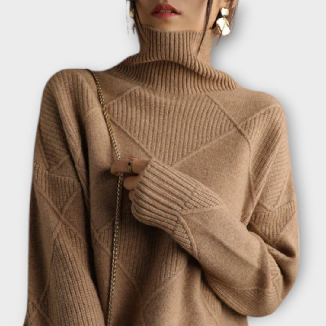 Melanie | Maglione con Collo Alto Confortevole