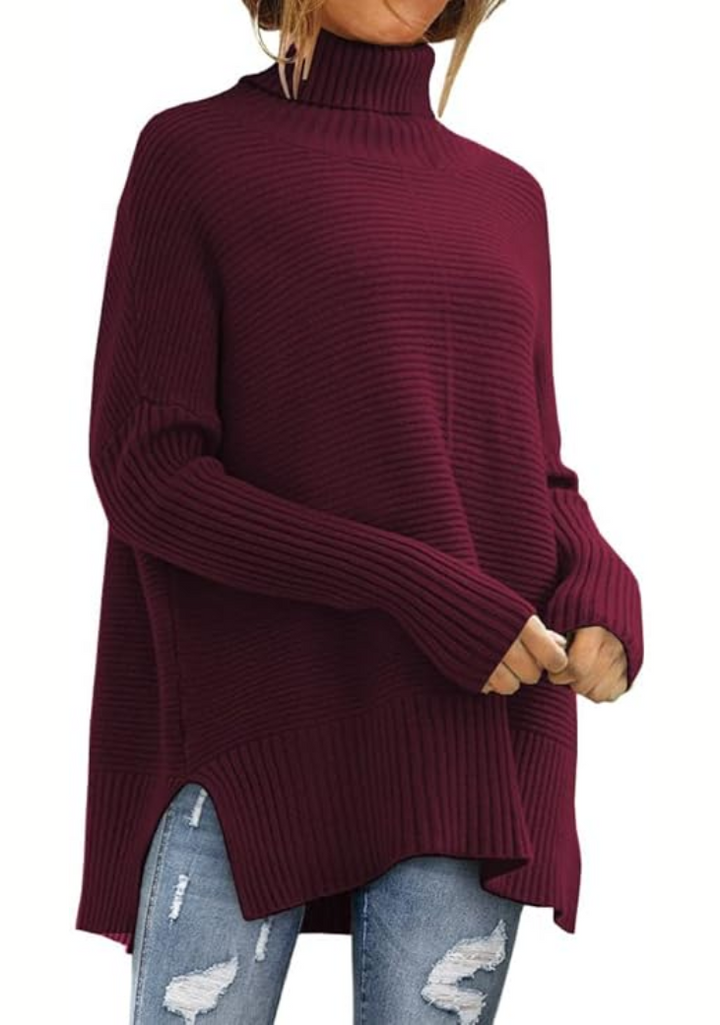 Elisa | Maglia Calda a Collo Alto Avvolgente