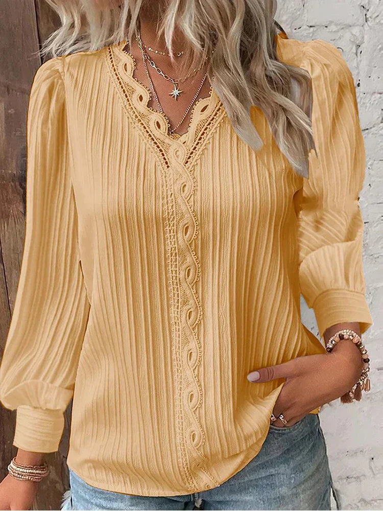Alison – Maglione a Righe con Collo