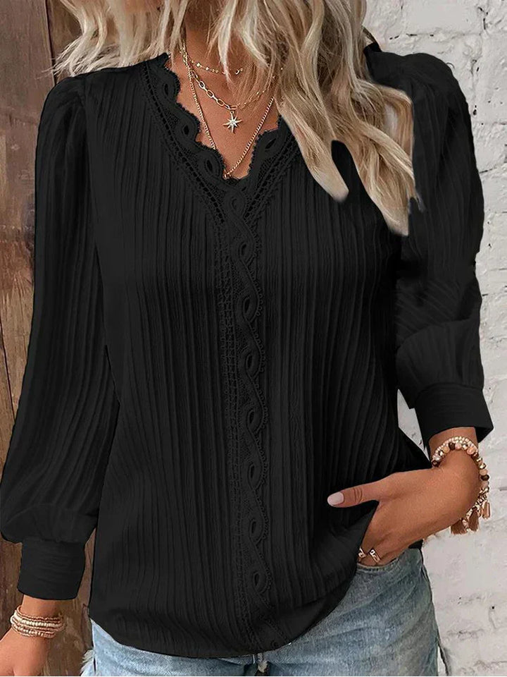 Alison – Maglione a Righe con Collo
