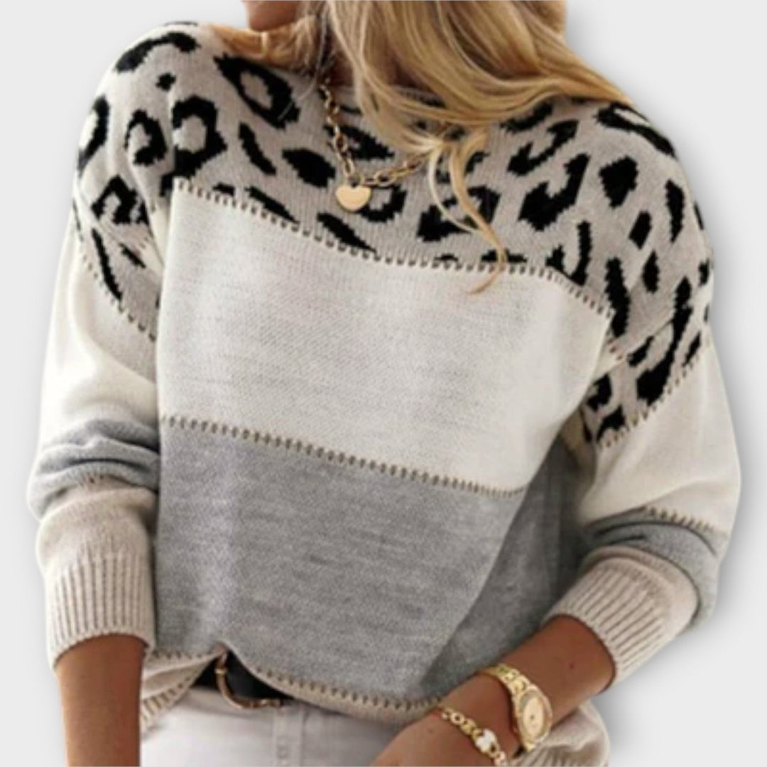 Cheyenne | Maglione Casual con Design Leopardo