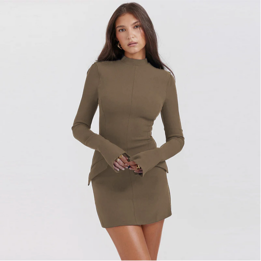 Silvia™ | Vestito Con Risvolti