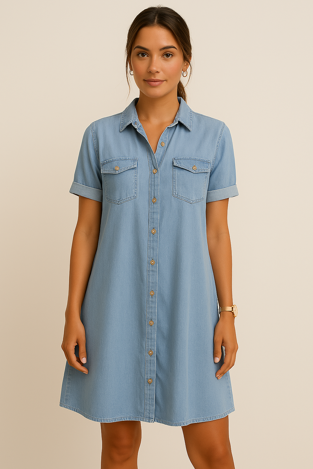 Claire™ | Abito in Denim