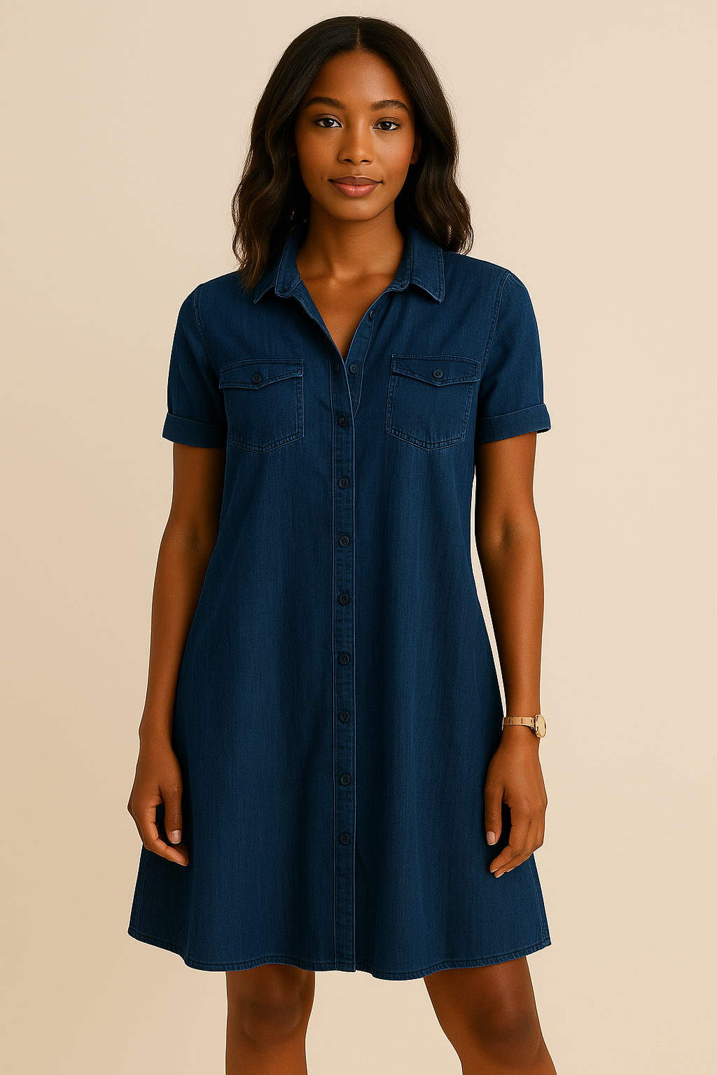 Claire™ | Abito in Denim