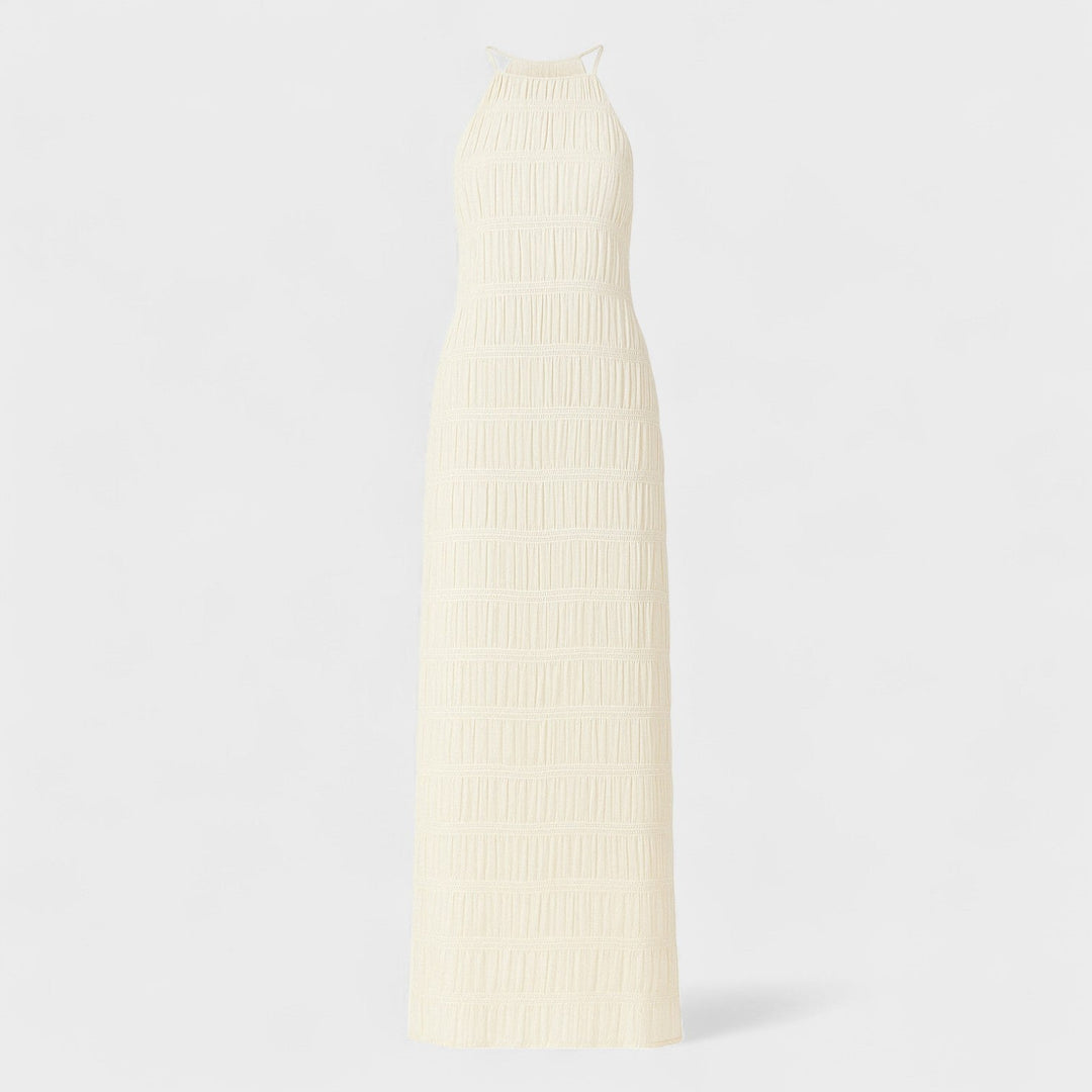 ADELINE - Vestito lungo con scollo a halter