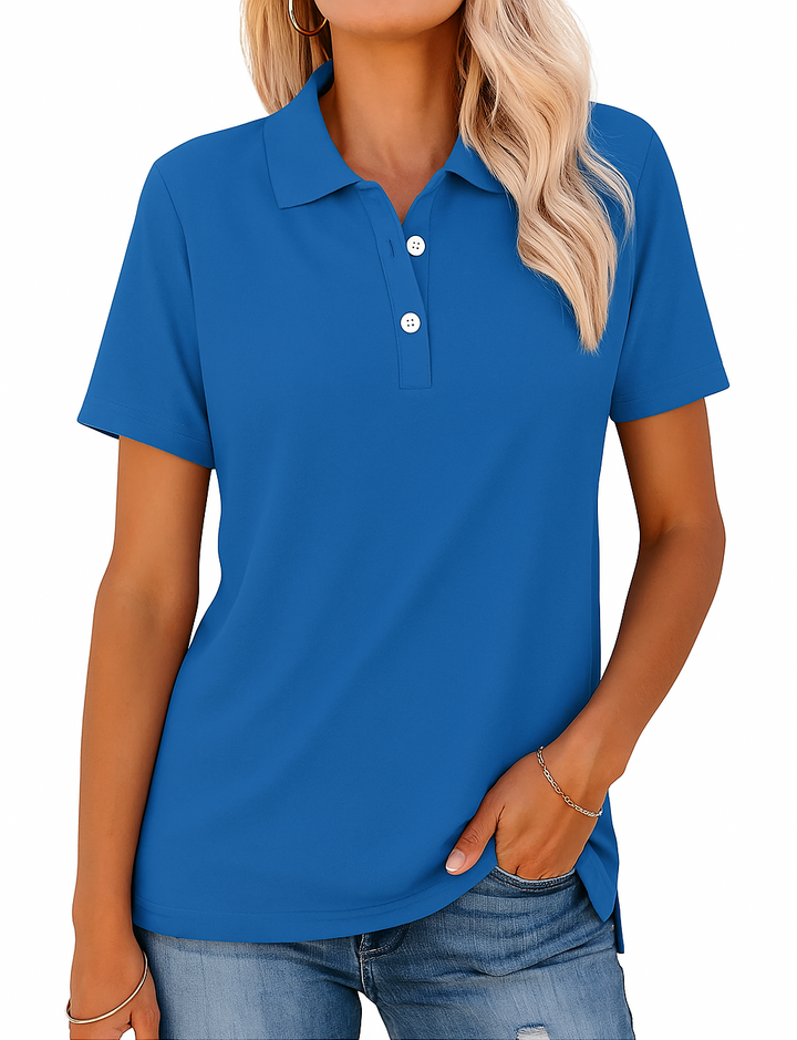Julia™ | Polo Traspirante dallo Stile Elegante