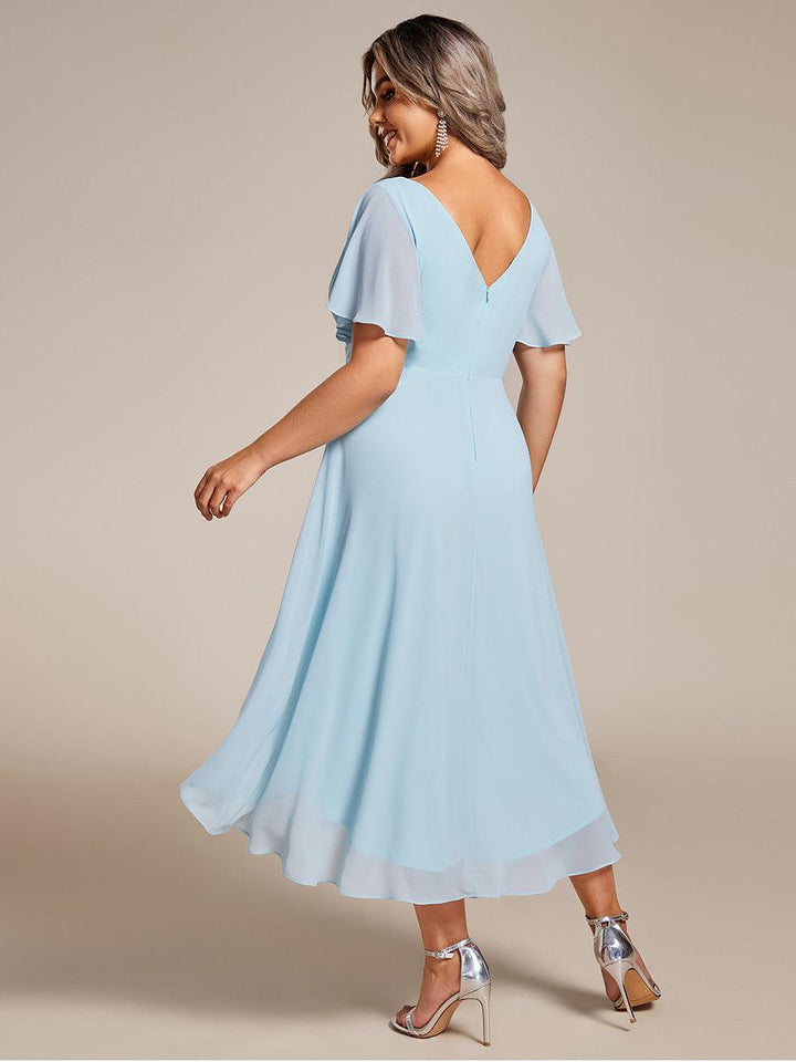 ever FAYE|Abito da invitata di matrimonio chic con scollo a V