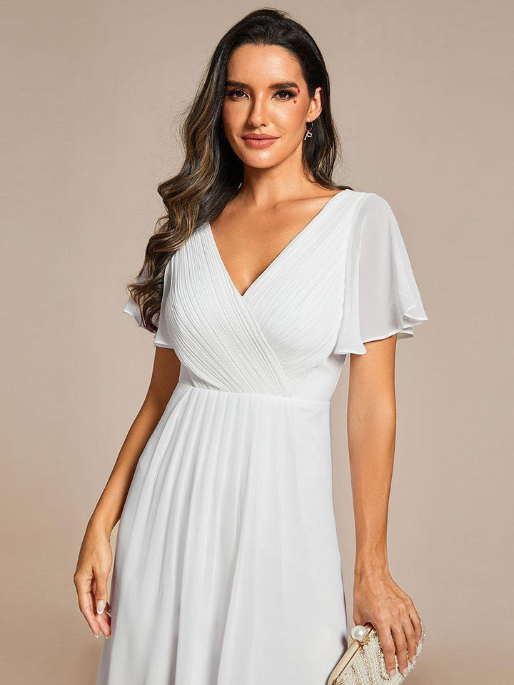 ever FAYE|Abito da invitata di matrimonio chic con scollo a V