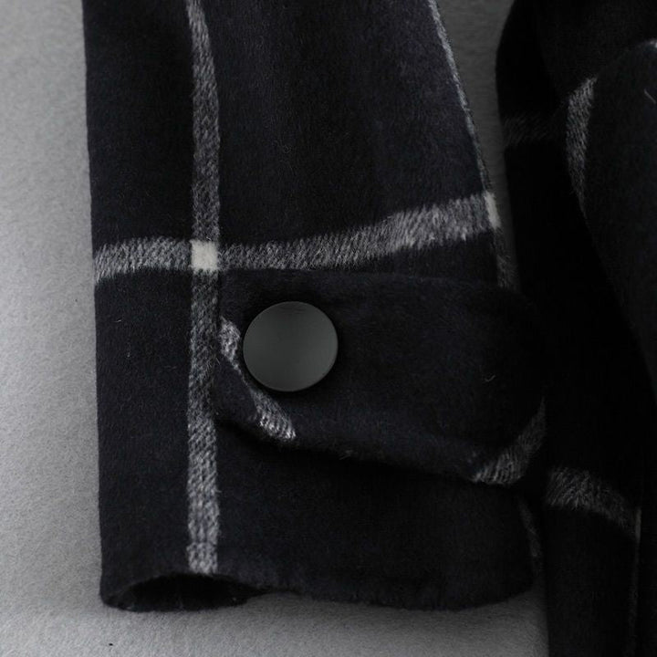 Valeria | Cappotto Elegante a Quadri in Lana