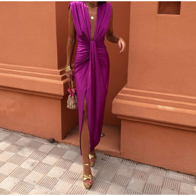 Crocetta™ | Abito Elegante con Scollo Chic