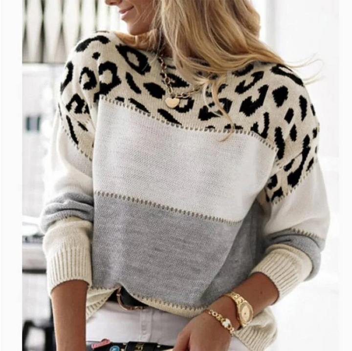 Cheyenne | Maglione Casual con Design Leopardo