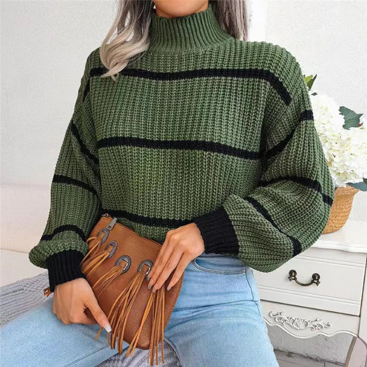 Sarah | Maglione a Collo Alto Couture