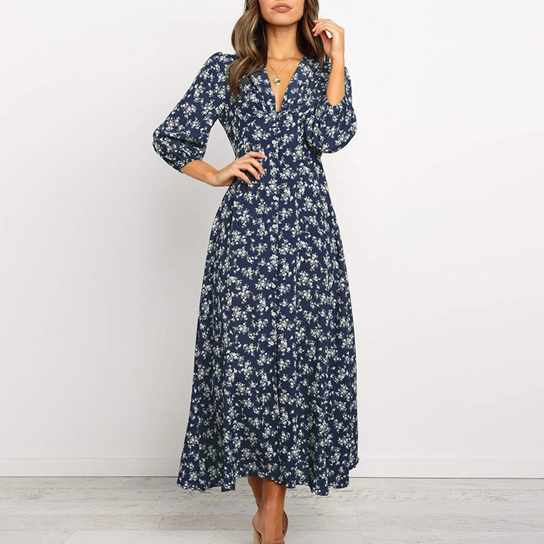 Melina | Elegante Abito Boho che Esalta la Tua Femminilità