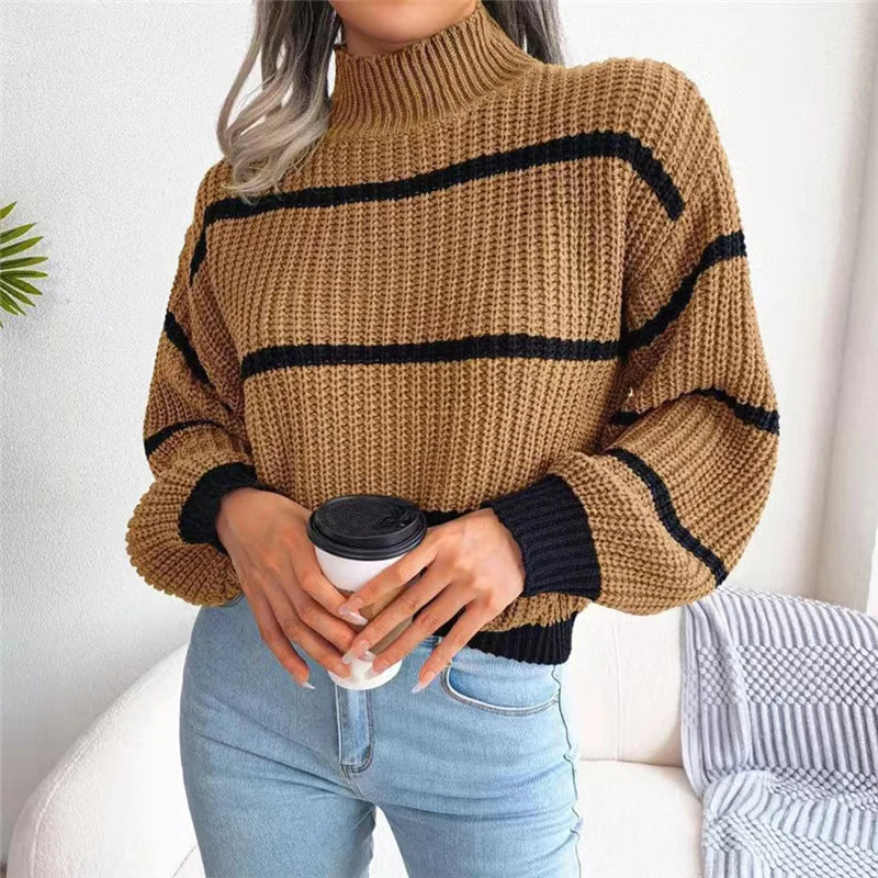Sarah | Maglione a Collo Alto Couture