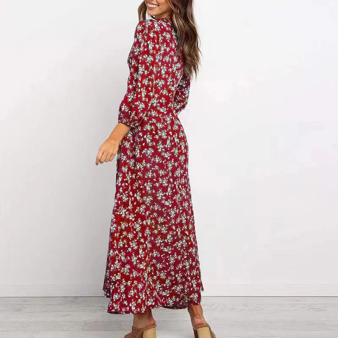 Melina | Elegante Abito Boho che Esalta la Tua Femminilità