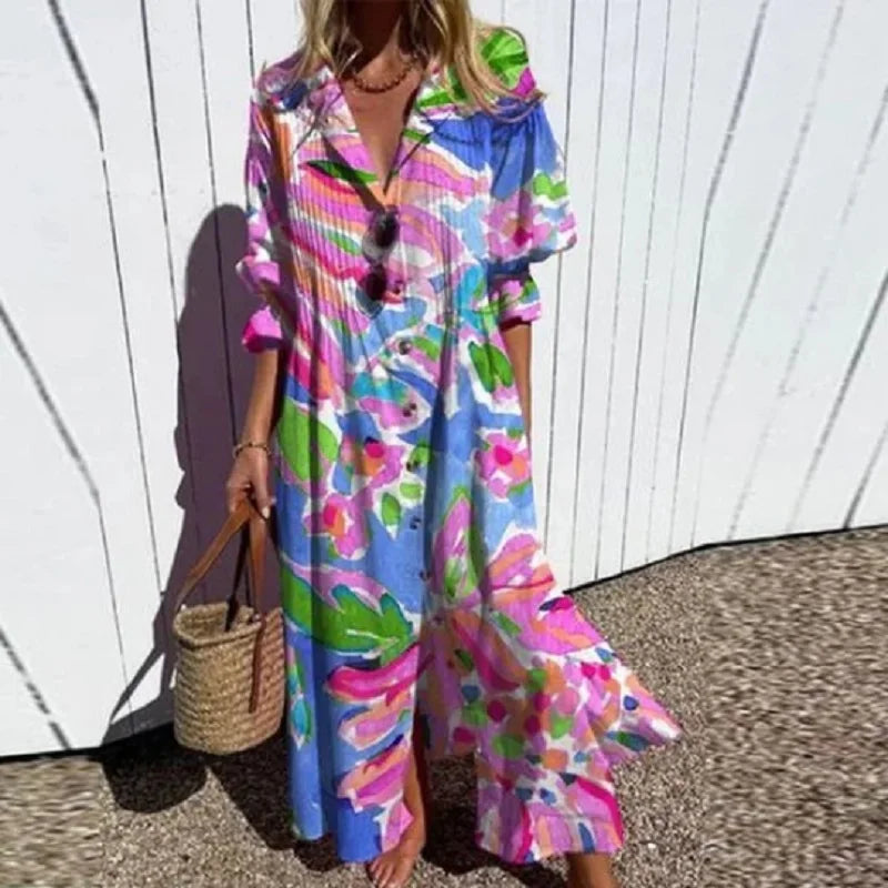 DIARA | Abito Bohemien di Lusso per la Primavera